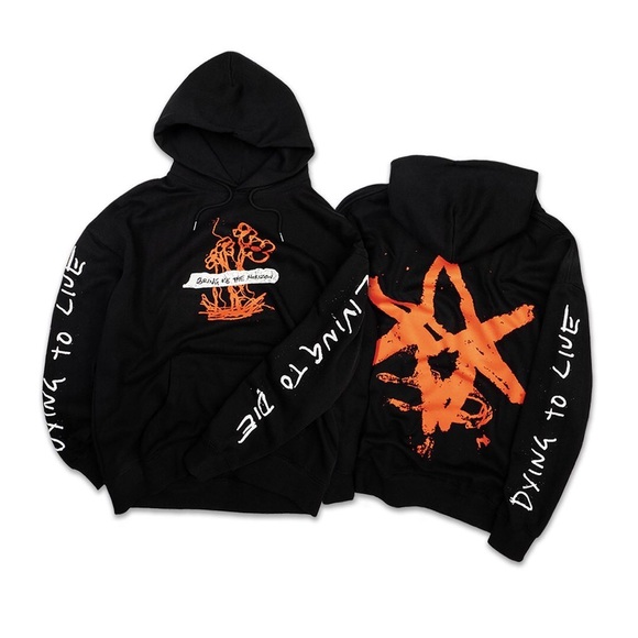 Bring Me The Horizon Dying To Live Hoodie - Picture 1 of 9